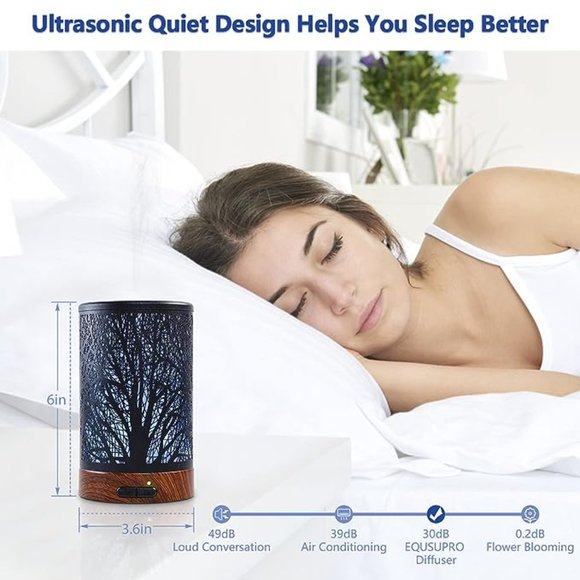 Tree LED Essential Oil Diffuser - Picture 3 of 6